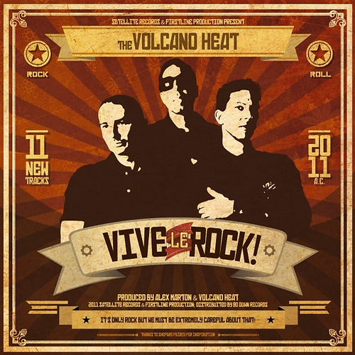 VOLCANO HEAT – Vive le Rock!