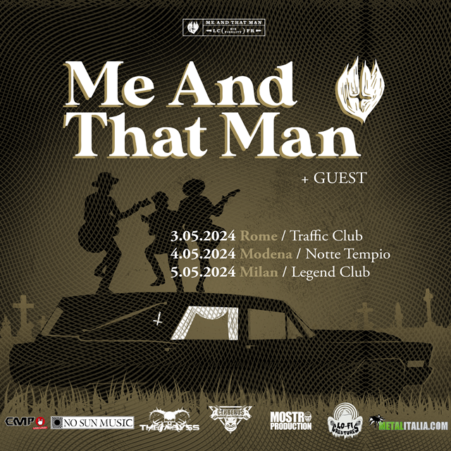 ME AND THAT MAN: tre date in Italia a maggio per la band di Nergal (BEHEMOTH)