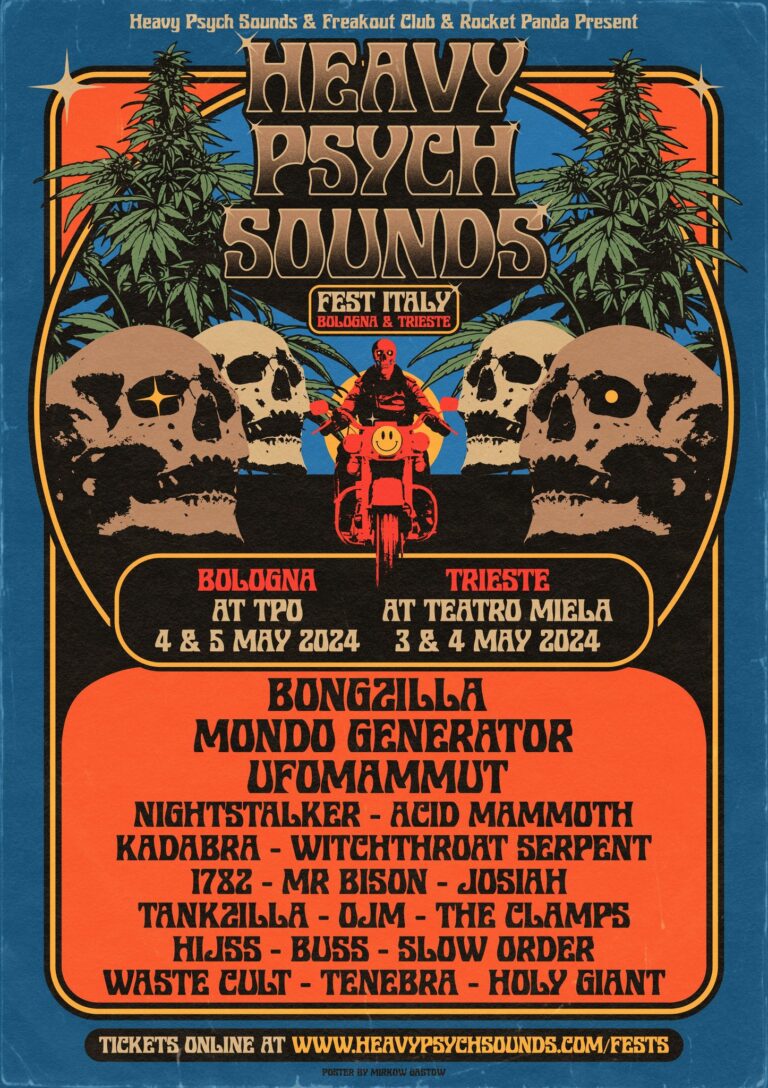 Heavy Psych Sounds to announce HEAVY PSYCH SOUNDS FEST ITALY 2024 Bologna & Trieste – FULL LINEUP !!!