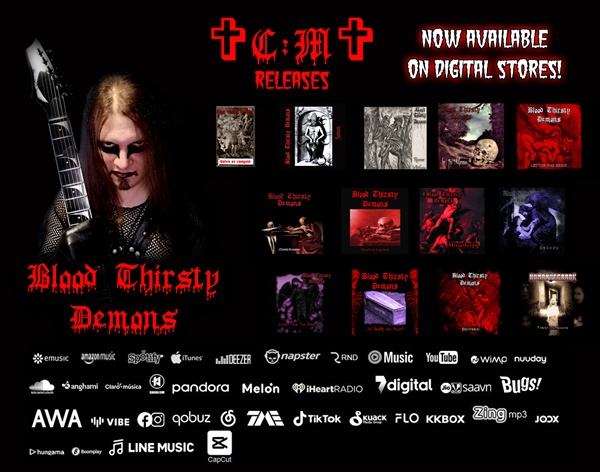 Blood Thirsty Demons, per la prima volta disponibile sulle piattaforme digitali l’intera discografia
