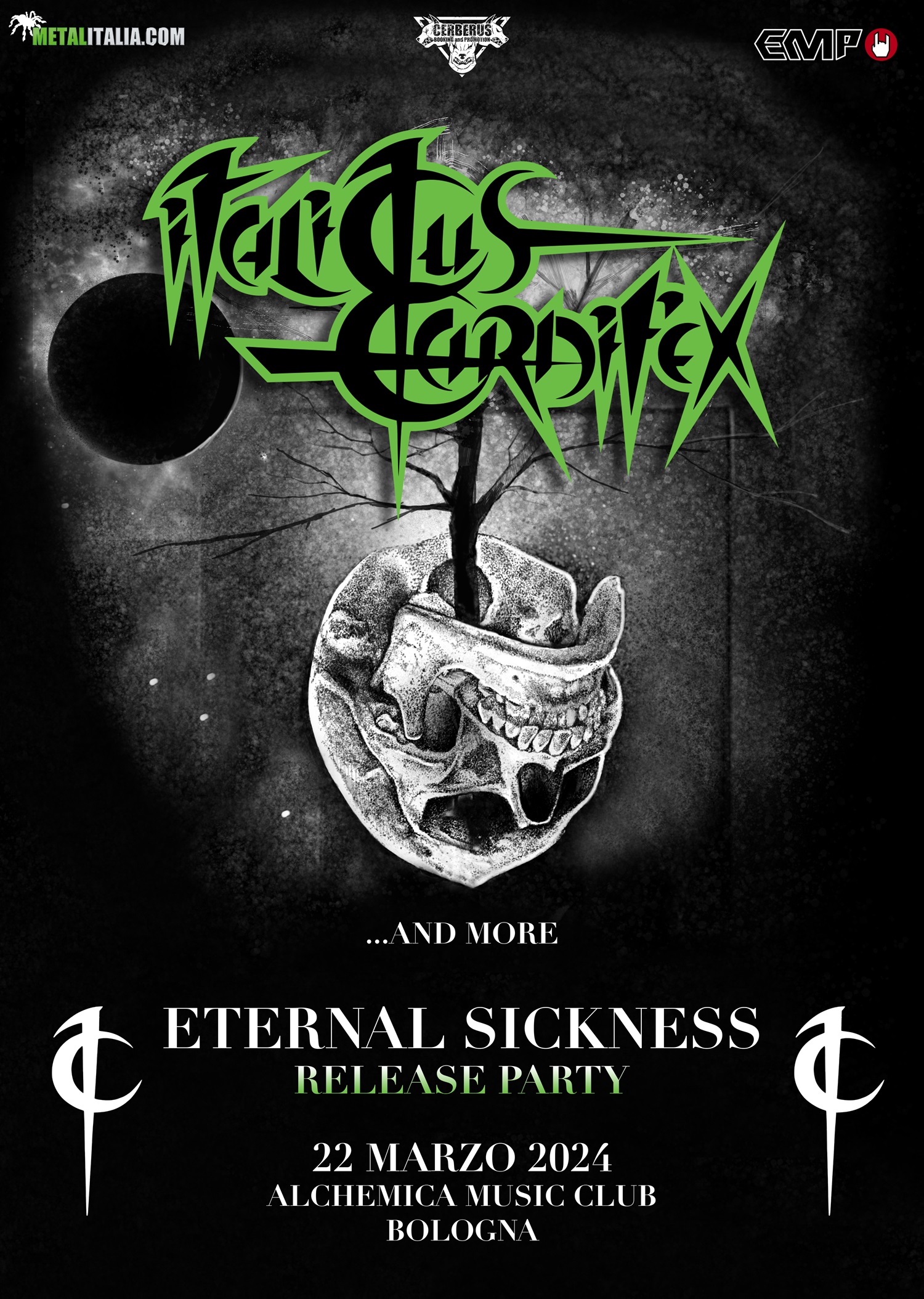 ITALICUS CARNIFEX Eternal Sickness” release party + Guest @ Alchemica Music Club-Bologna