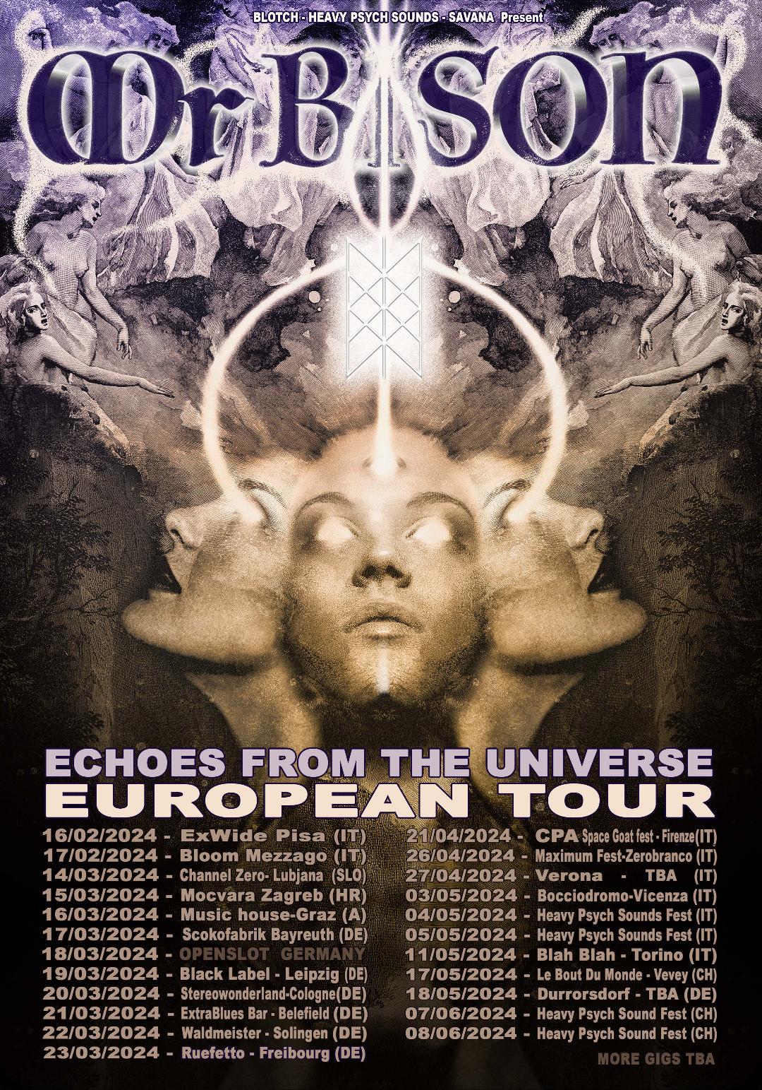 Heavy Psych Sounds Records&Booking to announce MR.BISON – Echoes From The Universe EUROPEAN TOUR !!!