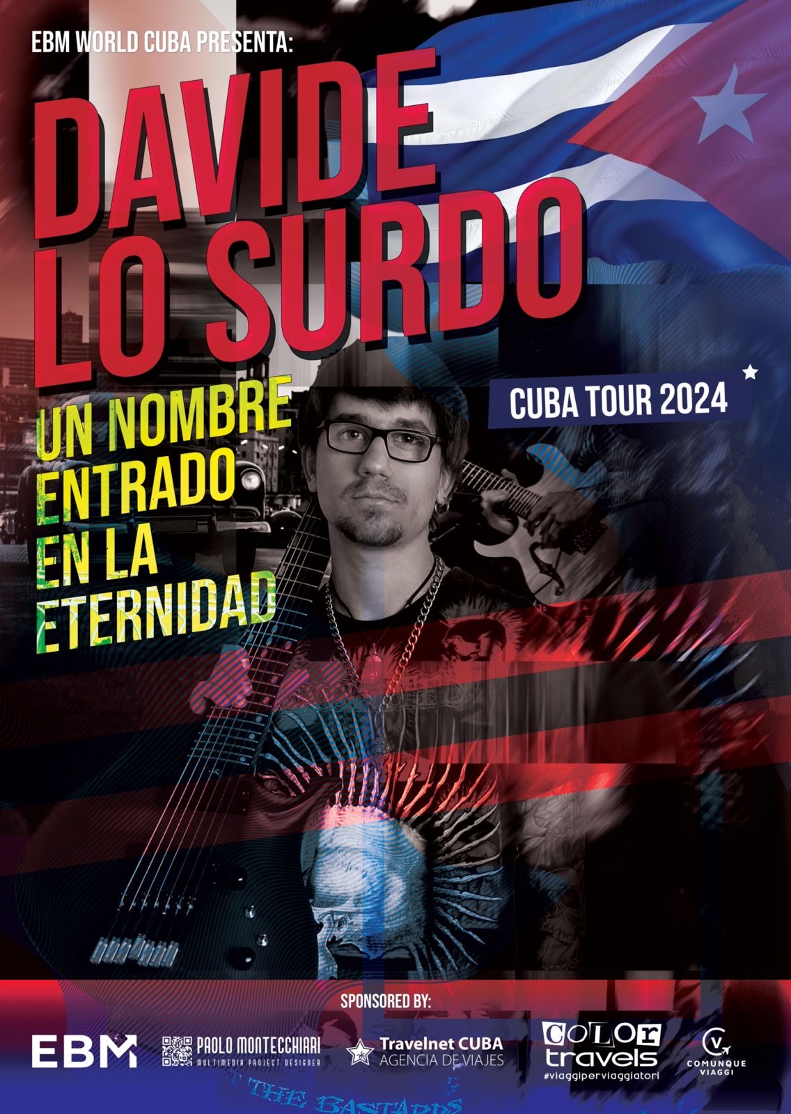 Davide Lo Surdo: il chitarrista entrato nell’eternità annuncia un tour a Cuba