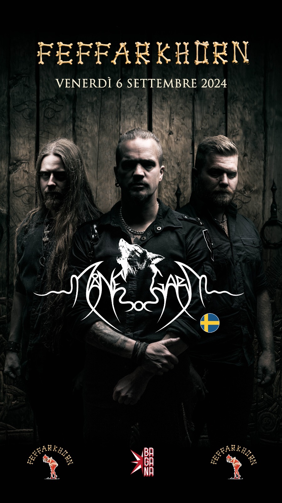 Månegarm: Pionieri del viking pagan folk metal venerdì 6 settembre al Feffarkhorn