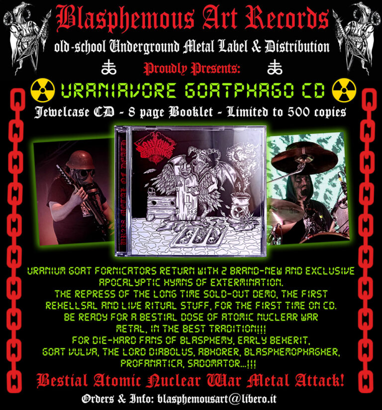 Blasphemous Art Productions presenta: “URANIAVORE GOATPHAGO”