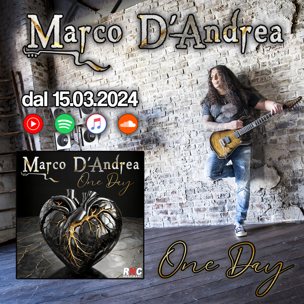 “One day” è il preludio al terzo album solista di Marco D’Andrea