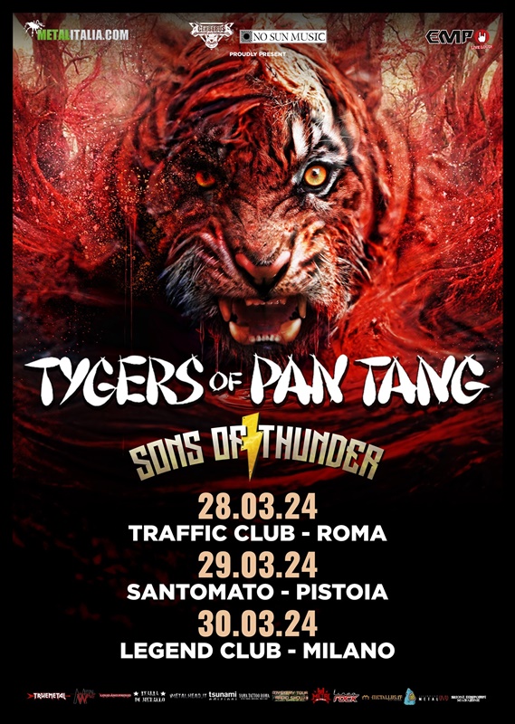 TYGERS OF PAN TANG: Jack Meille invita i fan alle date italiane.