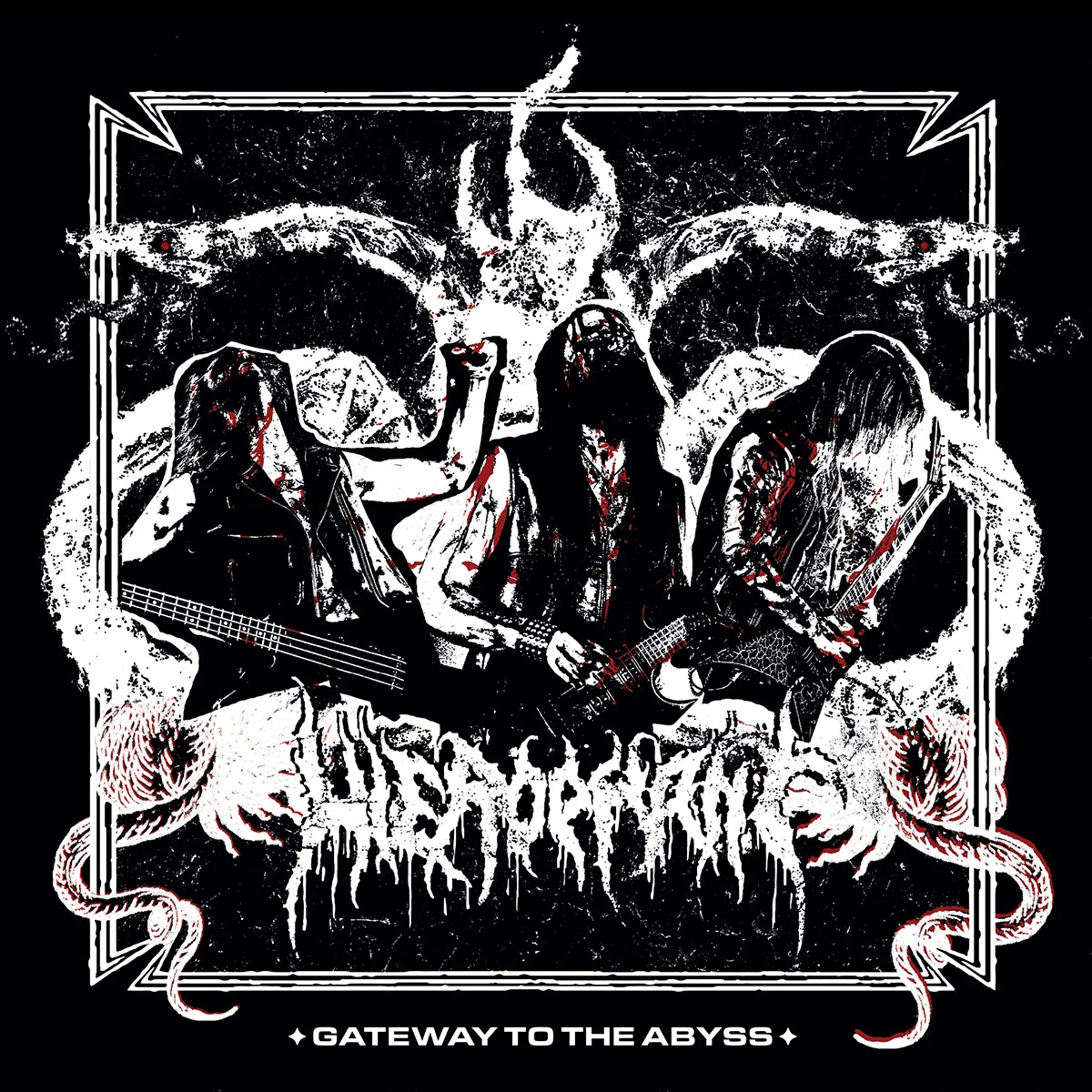 HIEROPHANT: Italian death-black metal force premiere new live album “Gateway to the Abyss”