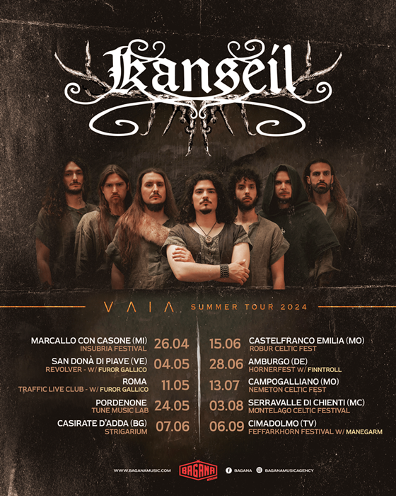 KANSEIL Annunciate le date estive del progetto folk metal veneto, dal vivo con il nuovo album