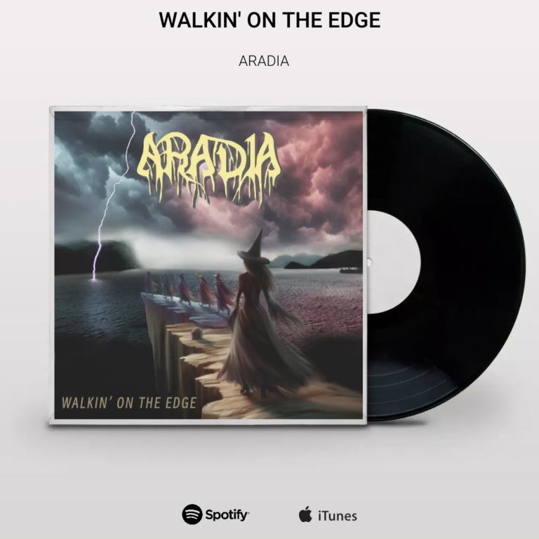 Esce oggi “Walkin’ On The Edge” dei mitici Aradia!