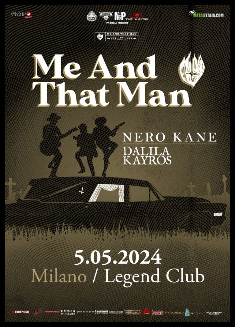 ME AND THAT MAN: le band di supporto per la data al Legend di Milano.