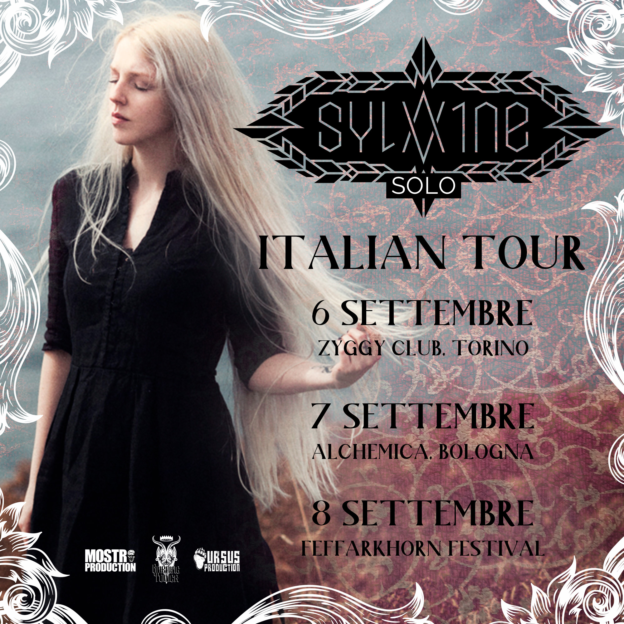 Sylvaine tour italiano settembre 2024