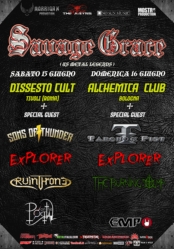 Savage Grace + More guests @ Alchemica Music Club – Bologna