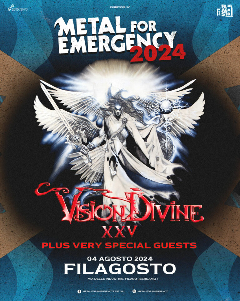 Metal for Emergency 2024: dentro i VISION DIVINE con “Show Speciale” domenica 4 agosto!