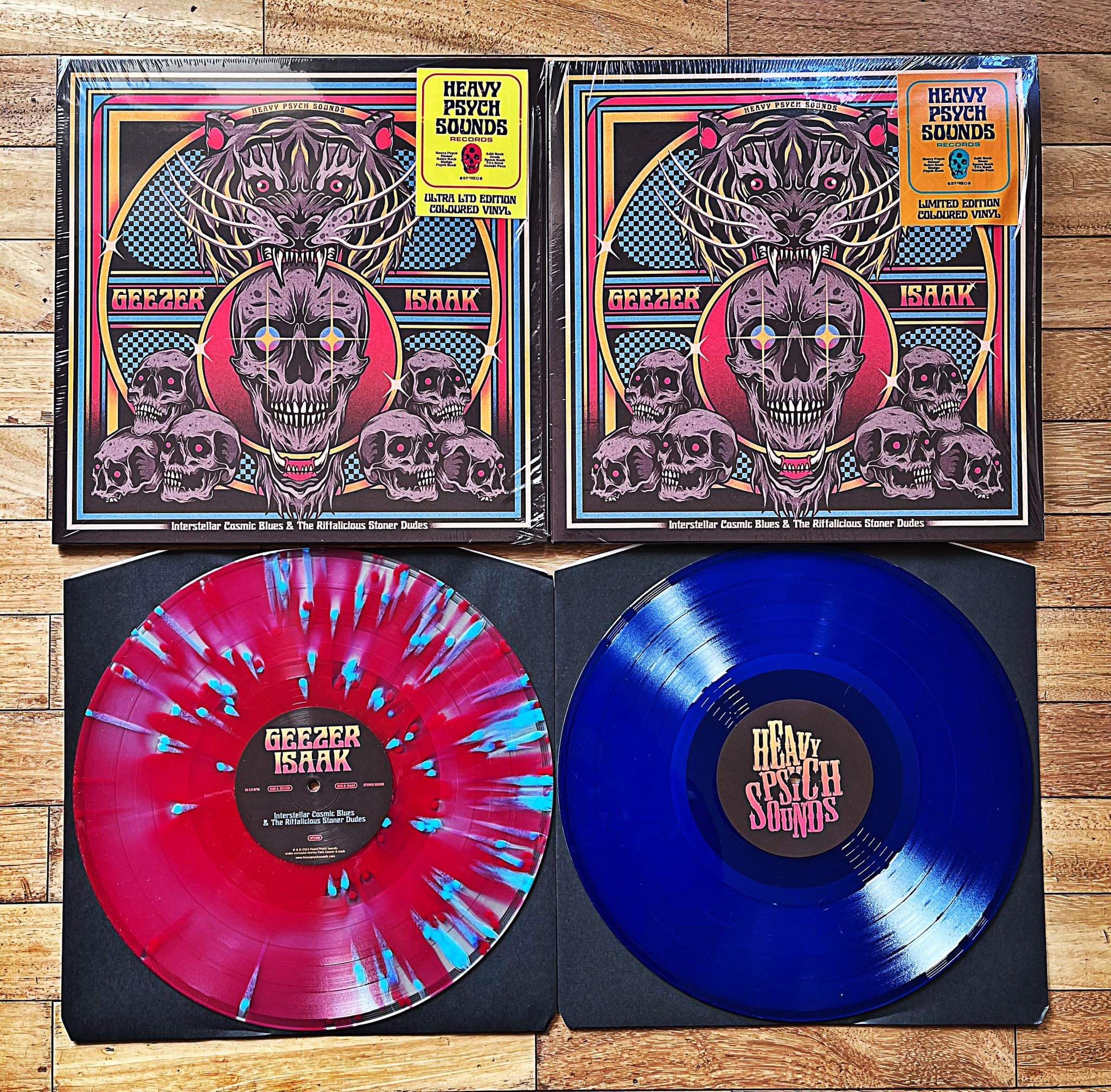 Heavy Psych Sounds to present GEEZER//ISAAK – Interstellar Cosmic Blues & The Riffalicious Stoner Dudes – OUT TODAY !!