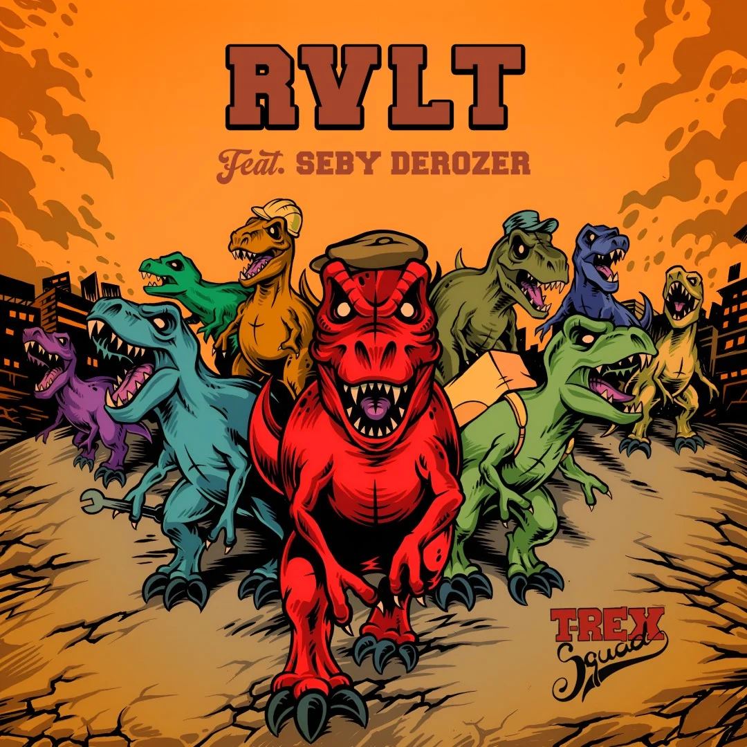T-Rex Squad pubblicano il nuovo singolo e video “RVLT” feat. Seby dei Derozer