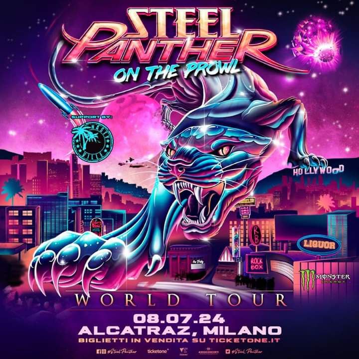 I Nastyville apriranno il concerto degli Steel Panther l’8 Luglio all’Alcatraz a Milano