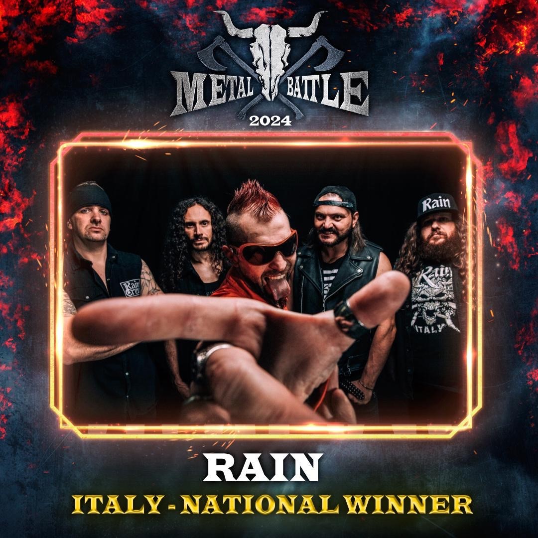 Rain vincono il metal battle 2024 Italy