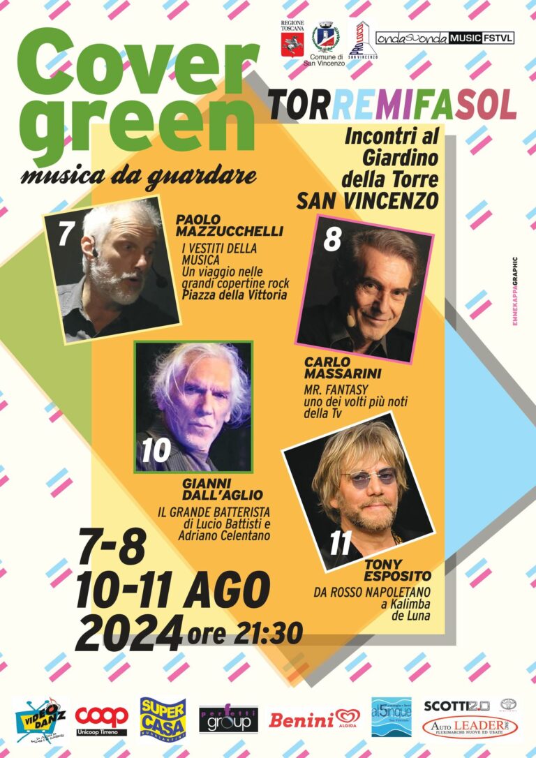 Covergreen 2024: Musica da guardare a San Vincenzo!