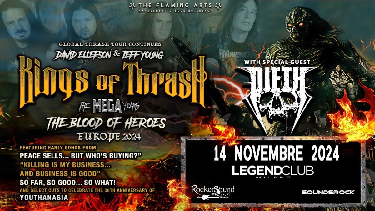 kings of thrash – 14.11.2024 @ Legend Club Milano