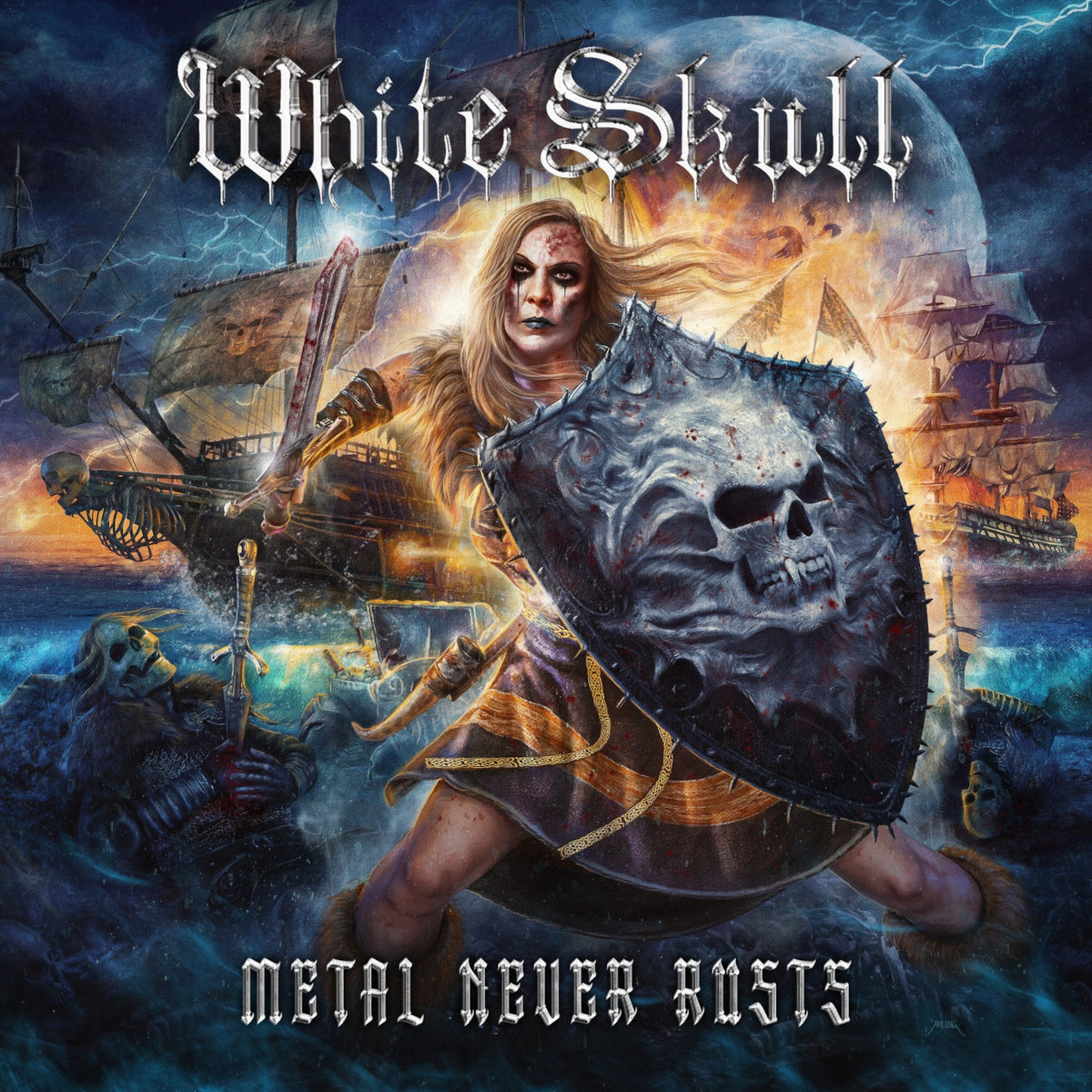 WHITE SKULL – Metal Never Rusts