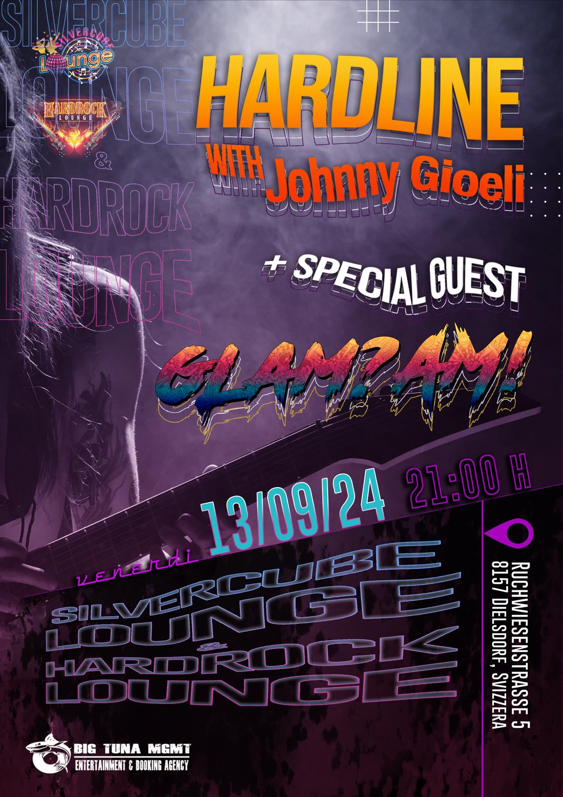 GLAM A.M. apre il concerto degli Hardline in Svizzera!