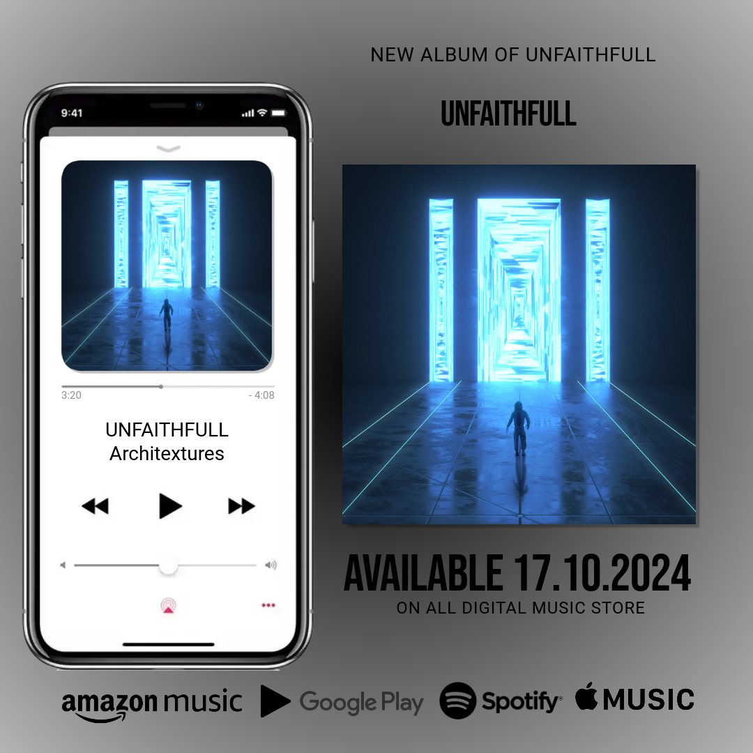 UNFAITHFULL: IL NUOVO ALBUM “ARCHITEXTURES” IN USCITA IL 17 OTTOBRE 2024