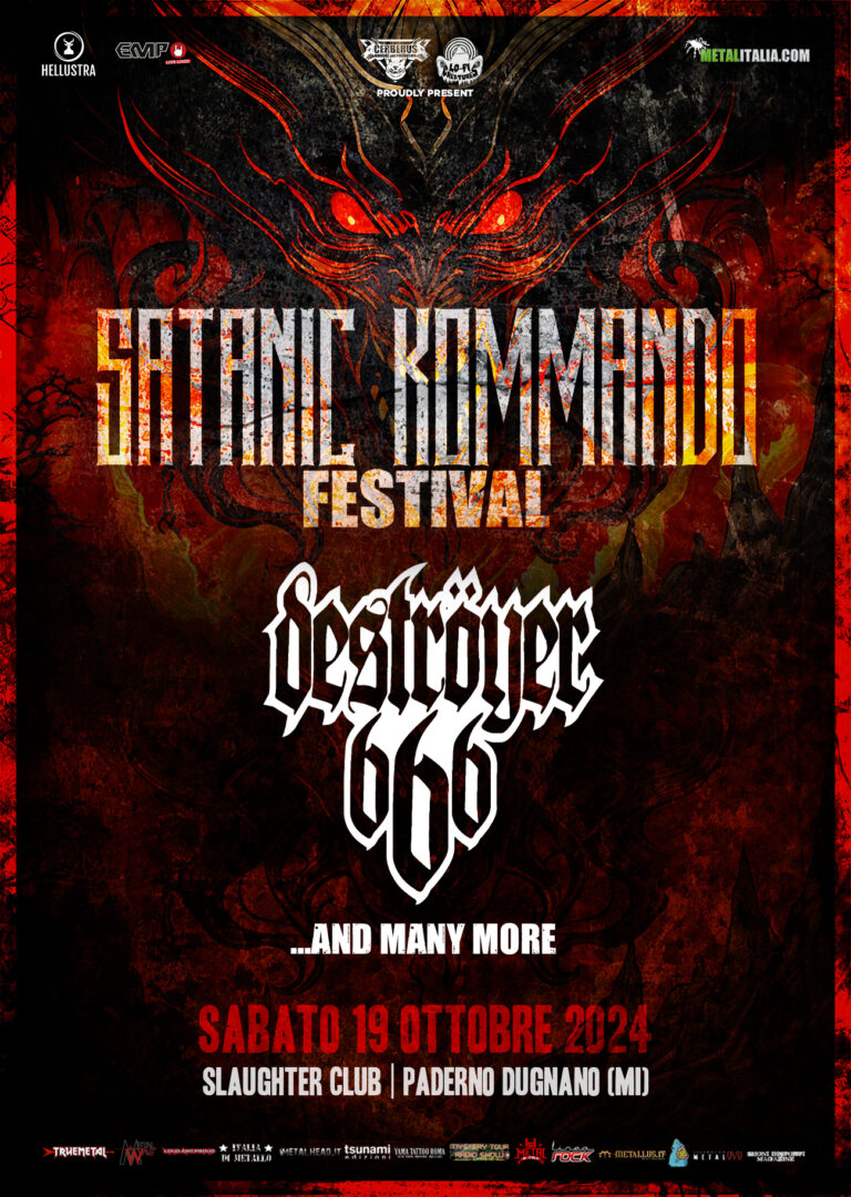 SATANIC KOMMANDO 2024: DESTRÖYER 666 headliner allo Slaughter Club a ottobre