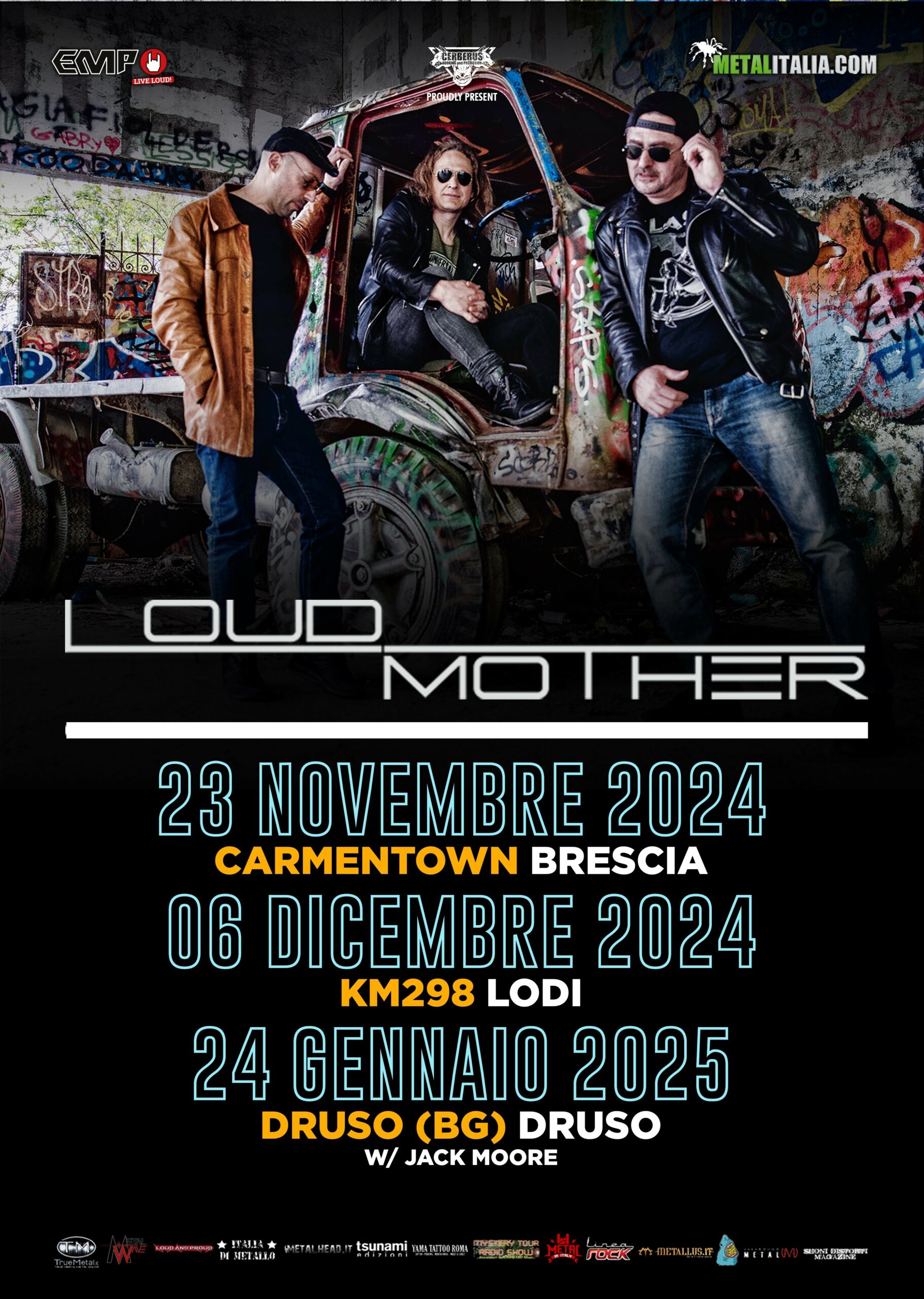 LOUDMOTHER: le nuove date dal vivo