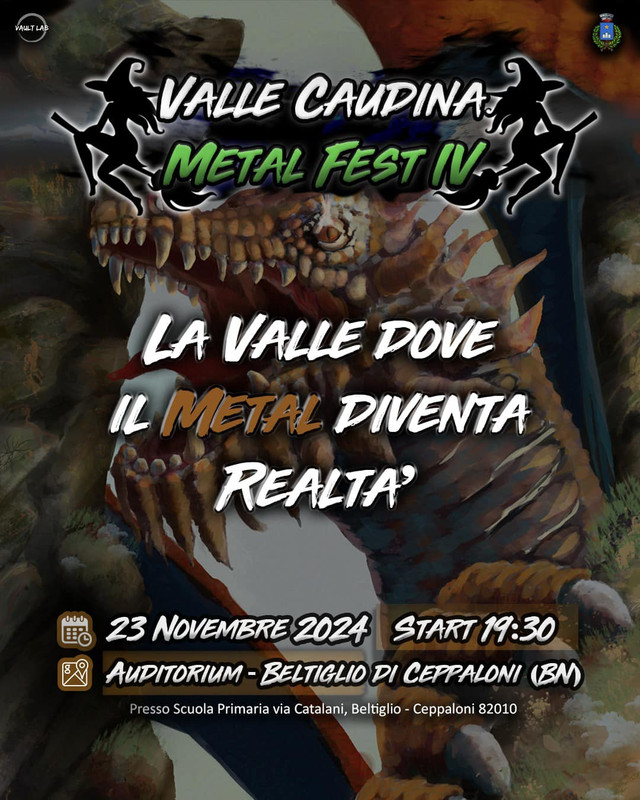 VALLE CAUDINA METAL FEST IV: TUTTO PRONTO PER L’EDIZIONE 2024