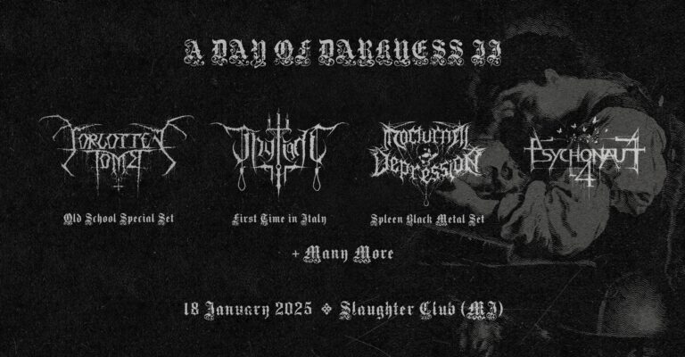 NIHILPROD: A DAY OF DARKNESS FESTIVAL II, 18 Gennaio 2025.