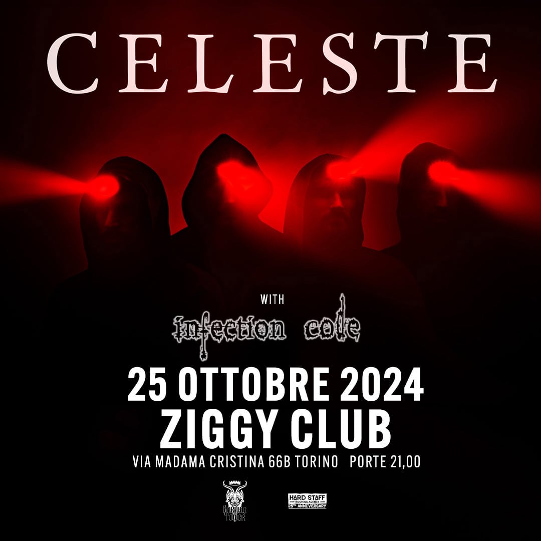 CELESTE + INFECTION CODE live @ Ziggy Club (TO) il 25 ottobre