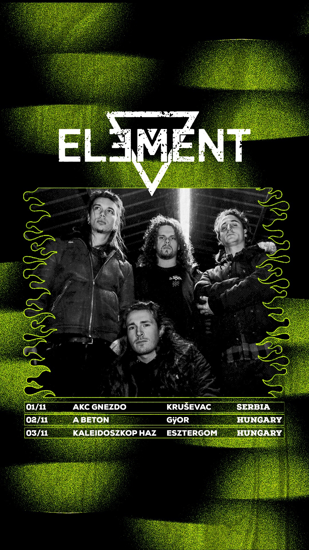 Element: show in Ungheria e Serbia