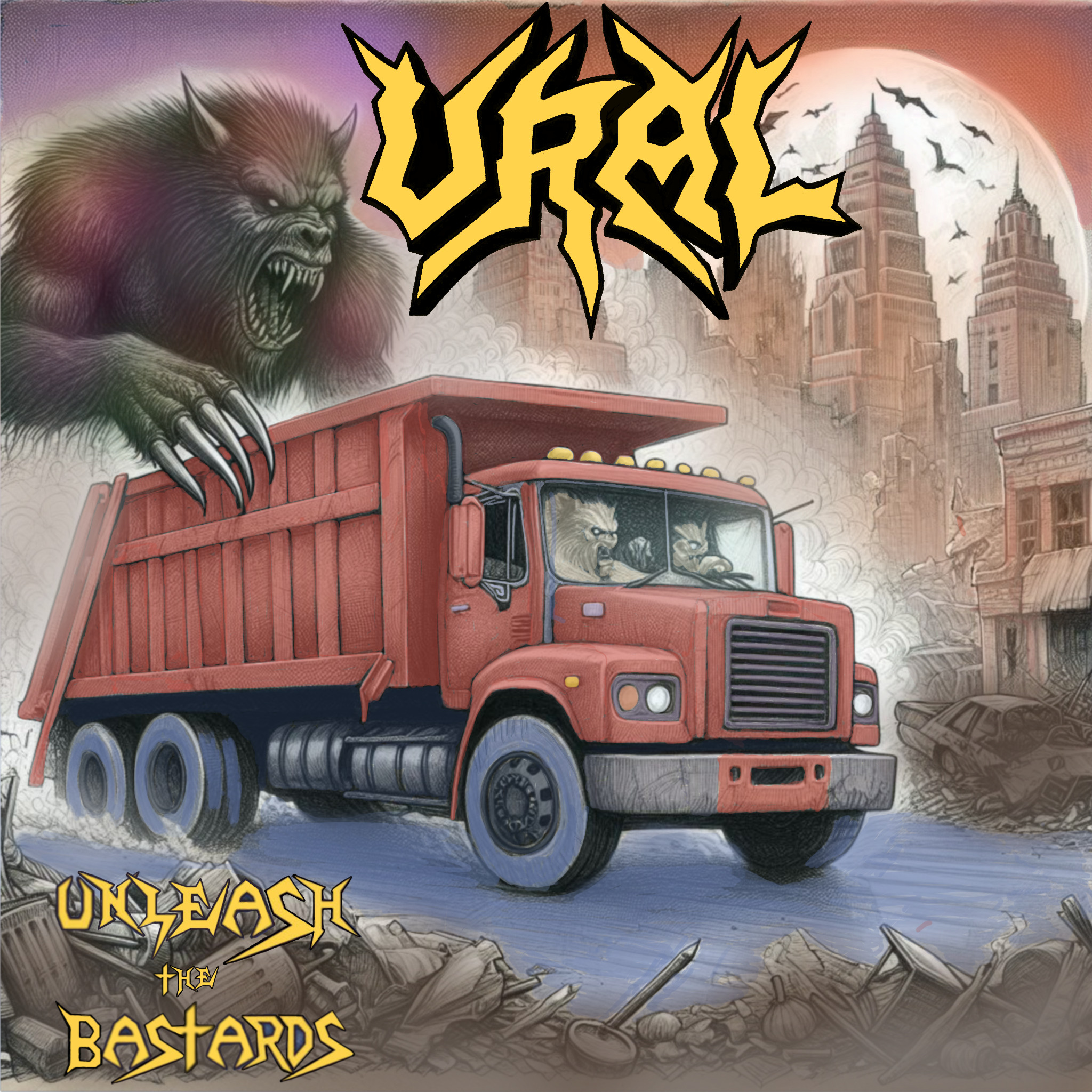 URAL la cover di “Unleash the Bastards” dei MUNICIPAL WASTE con Andy “Bull” Panigada dei BULLDOZER