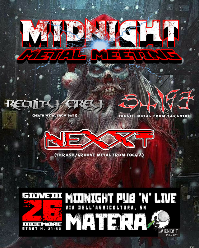 Midnight Metal Meeting, il Natale lucano a colpi di metallo