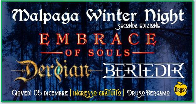 MALPAGA WINTER NIGHT – 2° Edizione – Ingresso Libero