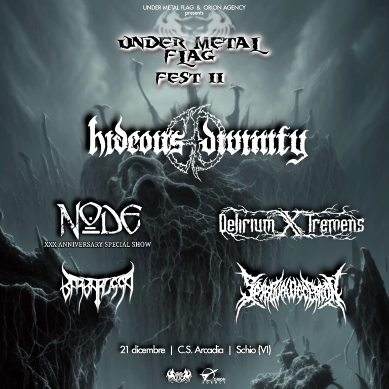 UNDER METAL FLAG FESTIVAL: LA SECONDA EDIZIONE AL CSA ARCADIA DI SCHIO (VI)​