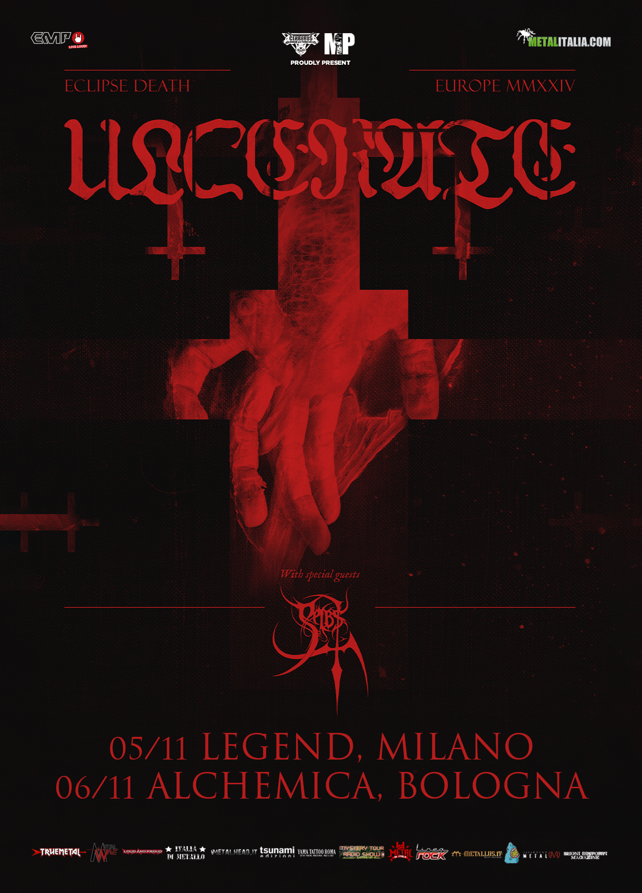 ULCERATE + SELBST @ Alchemica Music Club – Bologna