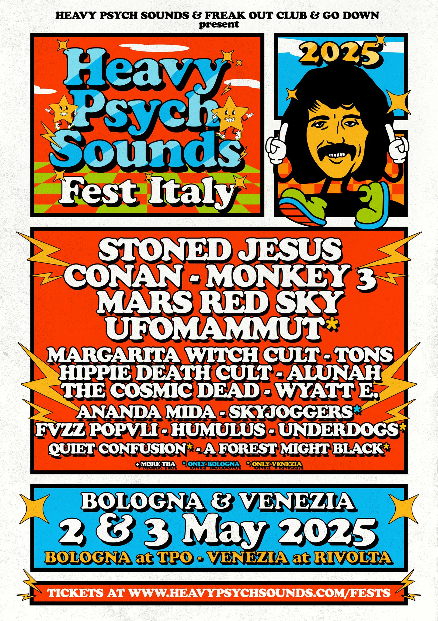 Heavy Psych Sounds to announce HEAVY PSYCH SOUNDS FEST ITALY 2025 – Bologna & Venezia – MORE CONFIRMED BANDS !!!