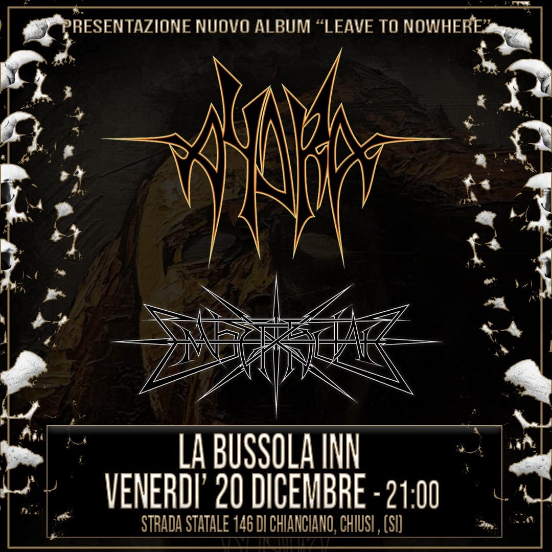 Live Report – Aydra + Emberstar + Show Of Force @ Bussola Inn (Chianciano Terme-Si)