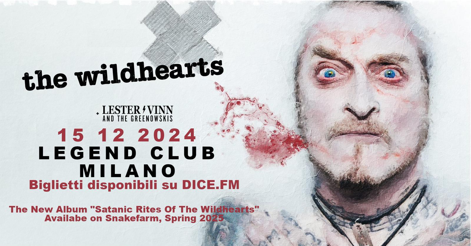 Wildhearts unica data italiana a Milano – 15 Dicembre 2024