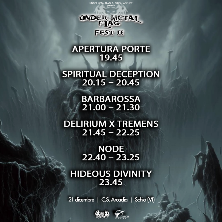 BLACK WINTER FEST: GLI ORARI DELLA SEDICESIMA EDIZIONE