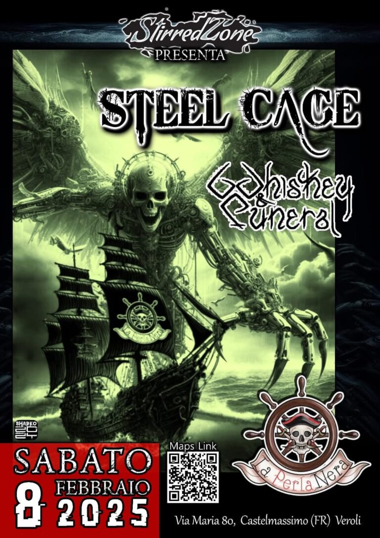 Steel Cage e Whiskey & Funeral in concerto a La Perla Nera Music House