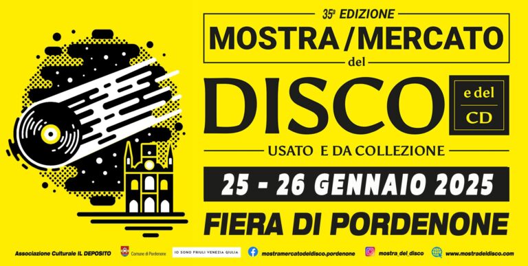 Mostra Mercato del Disco di Pordenone 2025: la più grande d’Italia