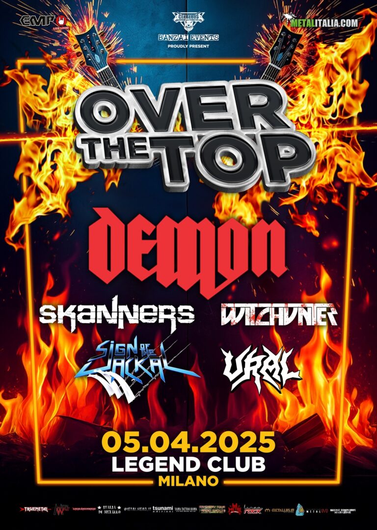 OVER THE TOP FEST: i DEMON a Milano ad aprile con SKANNERS e altri