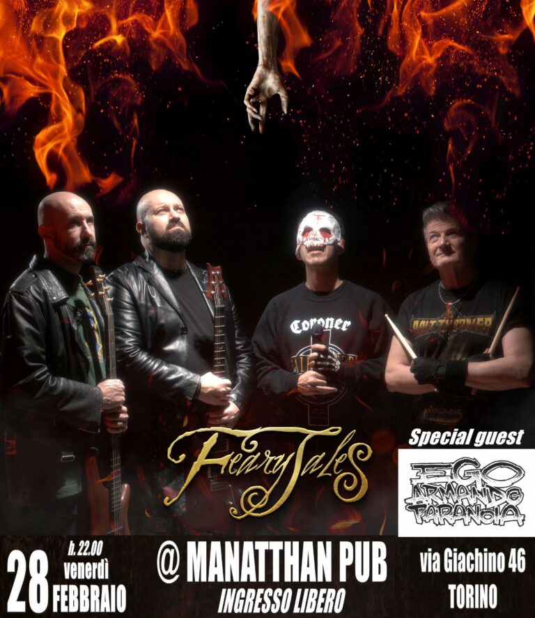 FearyTales (Feary Metal) + Ego Armando Paranoia (Punk-Hardcore) in concerto: venerdì 28 febbraio 2025