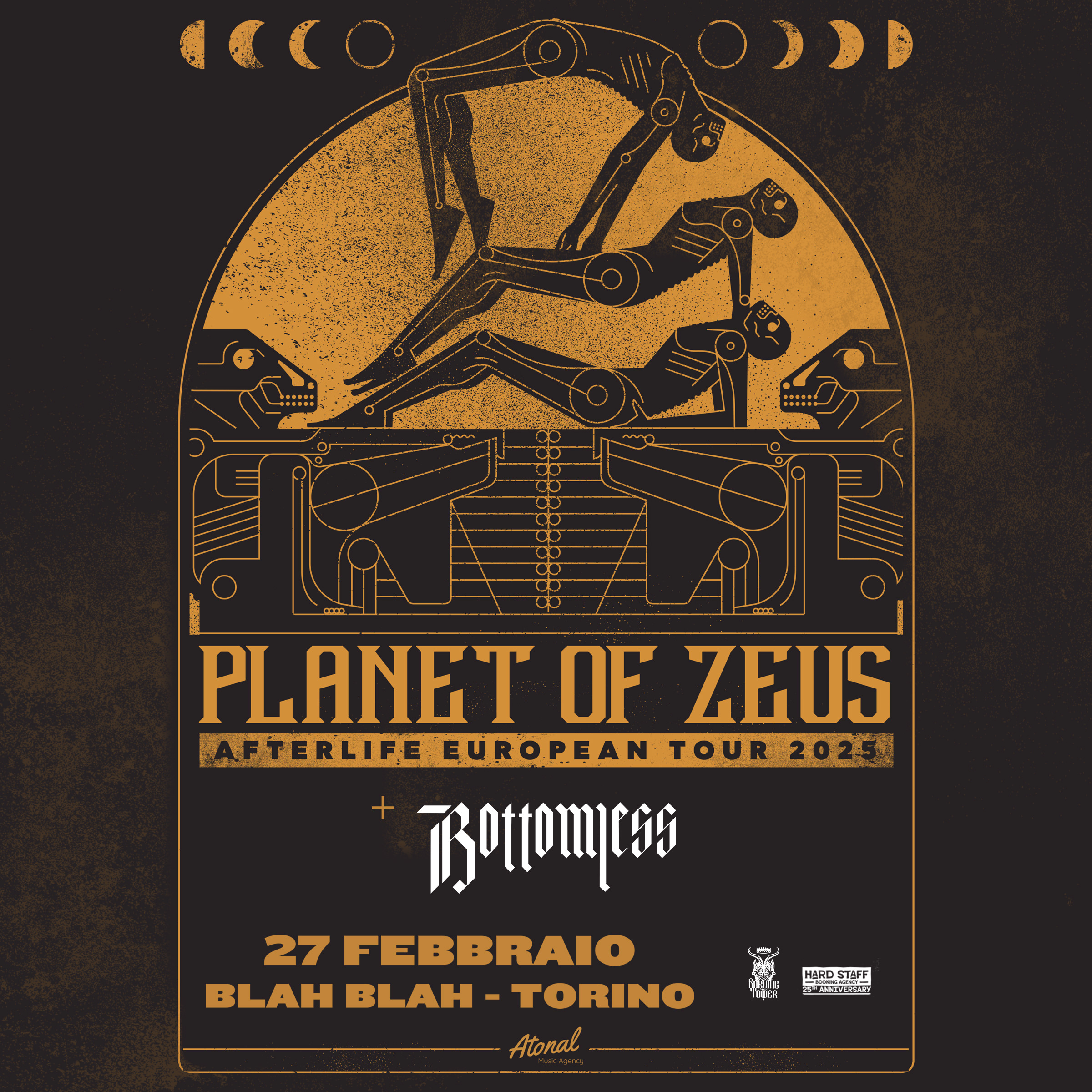 PLANET OF ZEUS unica data italiana + BOTTOMLESS live il 27/2 @ BLAH BLAH