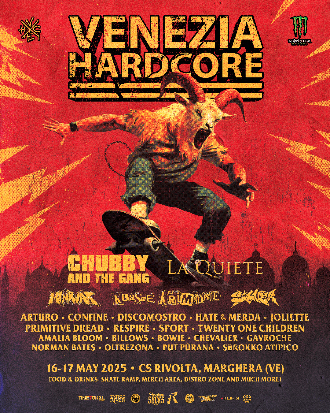 VENEZIA HARDCORE FEST 2025: ANNUNCIATA LA LINE-UP