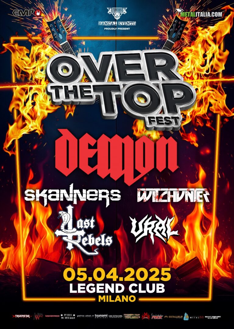 OVER THE TOP FESTIVAL: fuori i SIGN OF THE JACKAL, dentro i LAST REBELS